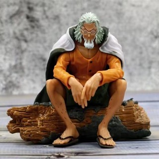 โมเดลฟิกเกอร์ One Piece Rayleigh สีเงิน ของเล่นสําหรับเด็ก ตกแต่งบ้าน เก็บสะสม