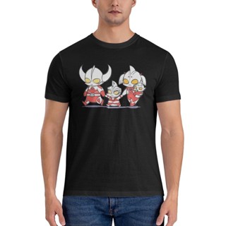 เสื้อยืด พิมพ์ลาย Ultraman Tiga Ultraman Taro Dyna Mebius Cosmos Shin Hayata หลากสี สําหรับผู้ชาย