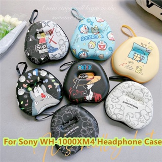 เคสหูฟัง มีซิป ลายการ์ตูน สําหรับ Sony WH-1000XM4 WH-1000XM4