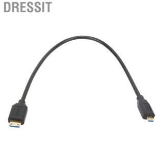 Dressit Mini To Micro HD Multimedia Interface Cable HD Transmission Cable Metal PVC for