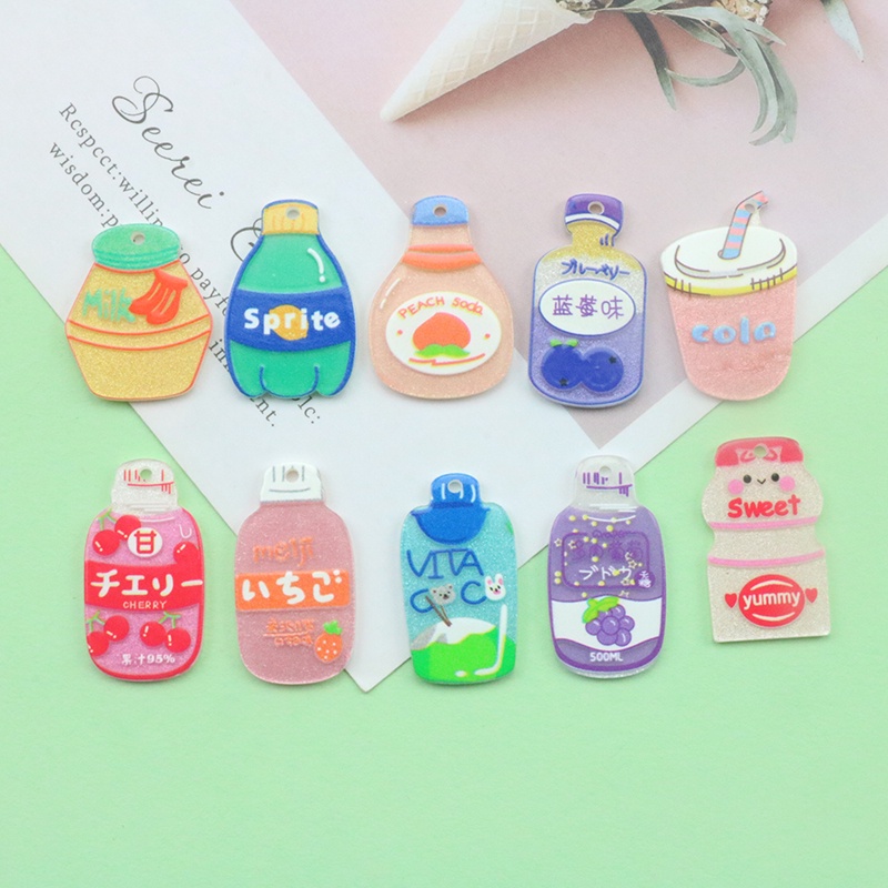 ใหม่ ขวดน้ําผลไม้อะคริลิคน่ารัก แฮนด์เมด diy 2021