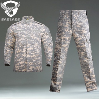 Eaglade ชุดยุทธวิธี YDJX-MCTF/XS-2XL ผู้ชายใน ACU กันน้ํา มีหลายกระเป๋า