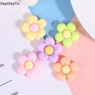 Daydayto กิ๊บติดผมเรซิ่น แม่เหล็กติดตู้เย็น รูปดอกทานตะวัน คุณภาพสูง DIY 10 ชิ้น