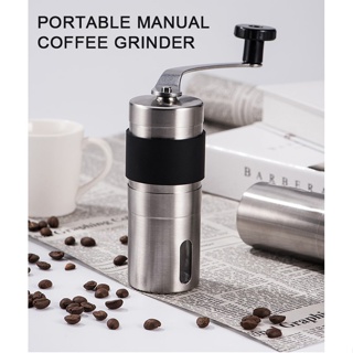 เครื่องกรองน้ำ สินค้า Hand crank coffee bean grinder เครื่องบดกาแฟมือหมุนแบบแกนเฟืองเซรามิค CNC แข็งคมทนทาน