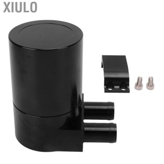 Xiulo Oil Reservoir Tank Leakproof High Temperature Resistant Black Professional Aluminum Alloy Oil Catch Can for Car