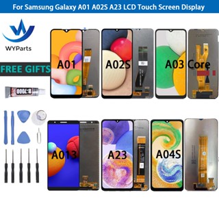 ชุดประกอบหน้าจอสัมผัส LCD สําหรับ Samsung Galaxy A01 A02S A03 A03 Core A013 A11 A12 A13 A21S A22 A23 A04E A04S