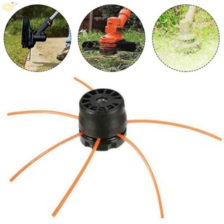 【VARSTR】Garden Yard Trimmer Head Universal Black For Grass Plastic Strimmer Head