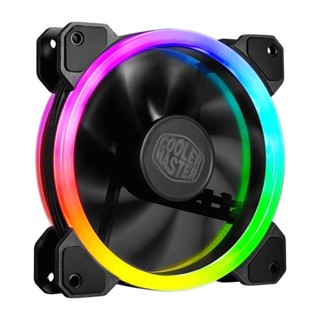 พัดลมคอม Cooler Master FAN MasterFan MF120 S2 ARGB Black