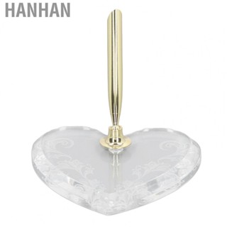 Hanhan Insertion Pen Holder  Pen Holder Base Simple Gold Acrylic Material  for Business