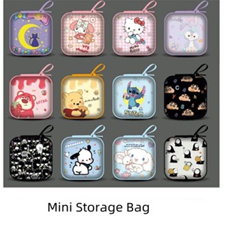 กระเป๋าเก็บหูฟัง สายเคเบิ้ล การ์ด SD เหรียญ ลายการ์ตูนเซเลอร…