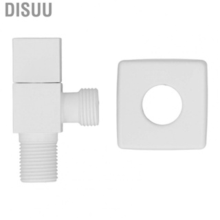 Disuu Water Outlet Valve  Thickened Copper White Easy Maintenance Rustproof Hot Cold Water Mixing Valve 1/2in  for Home