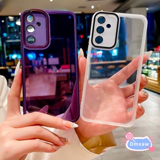 เคสโทรศัพท์มือถือนิ่ม แบบใส ป้องกันกล้อง สีแคนดี้ หรูหรา สําหรับ Tecno Spark Go 2023