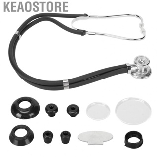 Keaostore Teaching Stethoscope  Lightweight Double Tube Aluminium Alloy Fetal Heart Stethoscope  for Clinic for Nurses