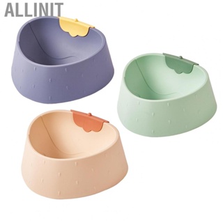 Allinit Dog  Bowl Prevent Slip Pet Collision Resistant Strawberry Shape for Indoor Water