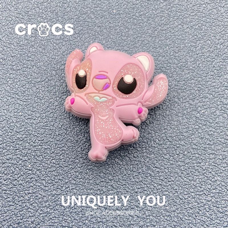 Crocs jibbitz หัวเข็มขัด ลายการ์ตูนดิสนีย์ ดอกไม้ สําหรับตกแต่งรองเท้า Crocs