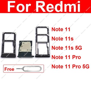 อะแดปเตอร์ถาดซิมการ์ด SD อุปกรณ์เสริม สําหรับ Xiaomi Redmi Note 11 11S 11Pro 4G 5G