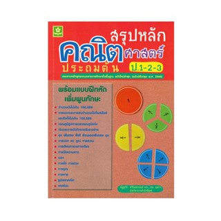 B2S หนังสือ สรุปหลักคณิตศาสตร์ ป.1-2-3