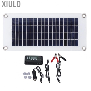 Xiulo Solar Panel Kit  Solar Charge System 10W Monocrystalline Silicon Energy Saving Lightweight  for RV Car for Home