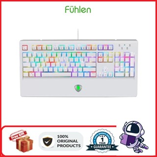 Fuhlen G98K คีย์บอร์ดเมคคานิคอล มีสาย RGB 104 คีย์