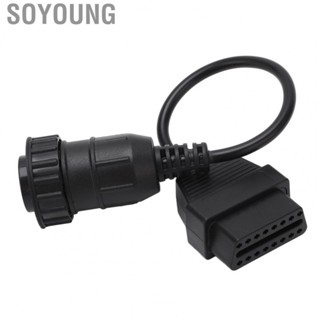 Soyoung OBD2 14Pin Cable  High Performance Good Conductivity Plug and Play OBD2 Connector Cable Durable  for Car