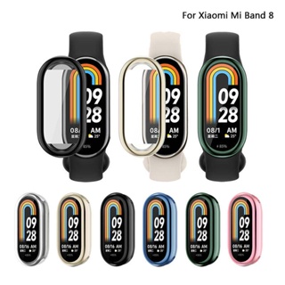 เคสป้องกันหน้าจอ TPU แบบนิ่ม สําหรับ Xiaomi Mi Band 8 Xiaomi Band8