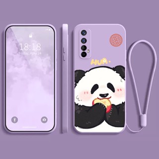 เคส REALME 7 4G REALME 7i REALME 7 PRO 4G REALME 8 PRO 4G REALME 8 4G REALME 8i 4G NARZO 50 4G REALME V13 5G REALME 8 5G เคสโทรศัพท์มือถือแบบนิ่ม ลายแพนด้านําโชค ZMF