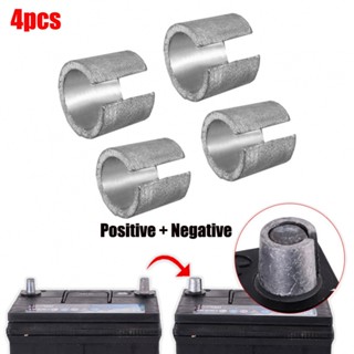 ⚡READYSTOCK⚡Battery Terminal Adapters 0.1" 0.63" 2Pair Car Metal Battery Negative