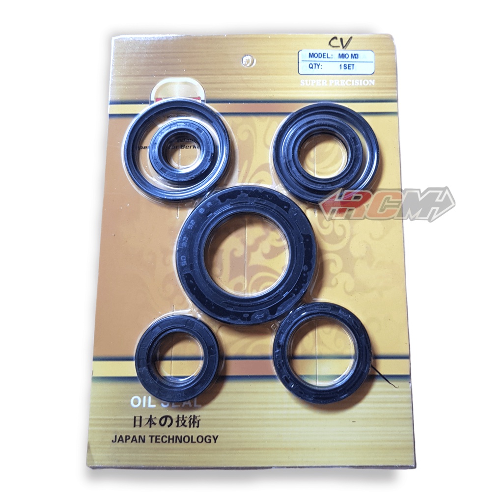 LOKAL Sil Seal Oring O-Ring Set Kit Miom3 Mio M3 รับประกันท้องถิ่นคุณภาพหายาก