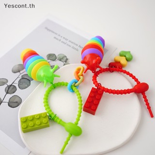 Yescont พวงกุญแจ จี้หอยทาก ของเล่นบรรเทาความเครียด สําหรับเด็ก และผู้ใหญ่