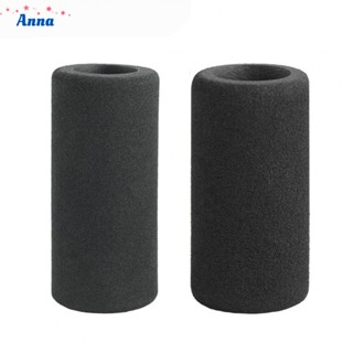 【Anna】Sponge Cover 2pcs Bicycle Black CO2 Cartridge Carbon Dioxide Gas Cylinder