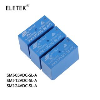 รีเลย์พาวเวอร์ SMI-05V 12V 24VDC-SL-A -SL-C SL-2C 5A 10A 4pin 5pin 8pin 5V 12V 24V