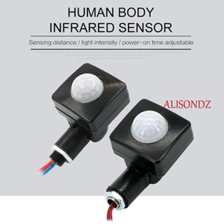 Alisondz Pir เซนเซอร์ตรวจจับการเคลื่อนไหวอินฟราเรด Ac 220 V