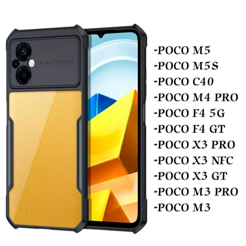 S/P- Casing Xiaomi Poco X5 M5 /M5s/C40/F4 GT/F4 5G/ M4 Pro 4G/ M3 PR0/ X3 GT/ X3/ X3 PRO กันกระแทกพร