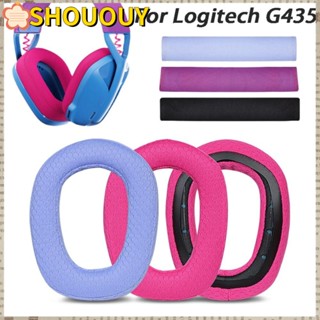 Shououy ใหม่ ฟองน้ําครอบหูฟัง สําหรับ Logitech G435