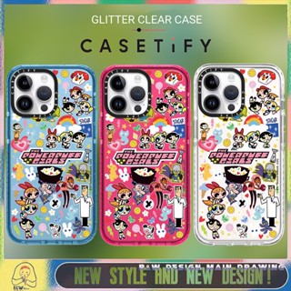 【Glitter Shiny】เคสโทรศัพท์มือถืออะคริลิคแข็ง เนื้อแมตต์ กันกระแทก ลายการ์ตูนอนิเมะเด็กผู้หญิงตัวเล็ก สําหรับ IPhone14 13 12 11 Pro Max