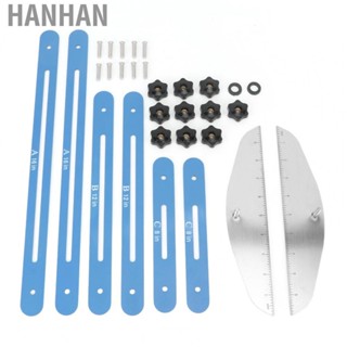 Hanhan Shelf Scribe Layout Tool  Accurate Anodized Stair Tread Template Tool  for Drywall