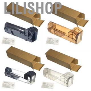 Lilishop Automatic Mouse Trap High Sensitivity Self Locking Door Mouse Catcher Rat Catcher for Indoor Home Use
