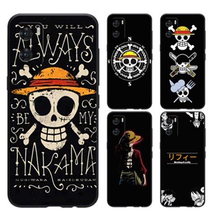 OPPO A77S A57 2022 A92 A93 A52 A9 A5 2020 A74 A78 A76 A77 A5S A12 เคสโทรศัพท์มือถือแบบนิ่ม ลายวันพีซ ลูฟี่ สําหรับ