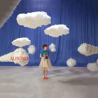 Alisond1 ผ้าฝ้ายเทียม 3D น้ําหนักเบา นุ่ม งานแต่งงาน วันเกิด ปาร์ตี้ ฉากหลัง จัดงานแต่งงาน ช้อปปิ้ง ห้างสรรพสินค้า ร้านเสื้อผ้า ผ้าฝ้าย