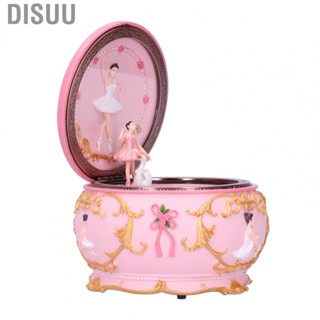 Disuu Music Box Figurine Rotation Exquisite Music Box Home Decoration Girls Birthday Gift