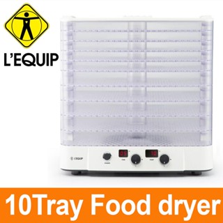 Lequip Korea LD-109T55W Kitchen Tool Food Dehydrator Warmer Transparent 10 Tray