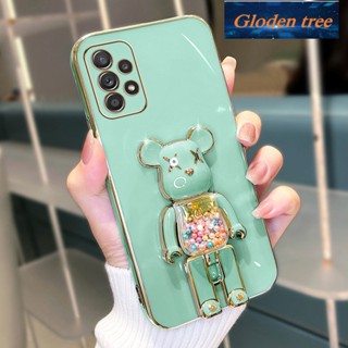 เคสโทรศัพท์มือถือ ซิลิโคนนุ่ม กันกระแทก ลายต้นไม้ Gloden สําหรับ samsung a33 5g a53 5g a73 5g