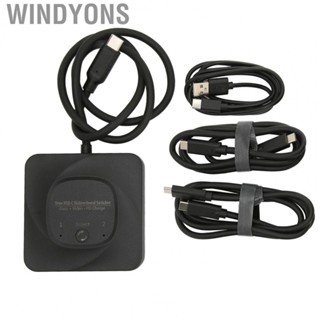 Windyons HD USB Switcher  USB C Switcher 8K 60Hz Fast Charging Bi Direction 2 in 1 Output with Power Indicator for Computers