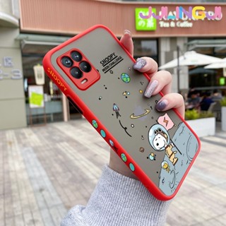 เคสโทรศัพท์มือถือ ซิลิโคนนิ่ม ใส กันกระแทก ลายการ์ตูนสนูปปี้ สําหรับ Realme 8 4G Realme 8 Pro