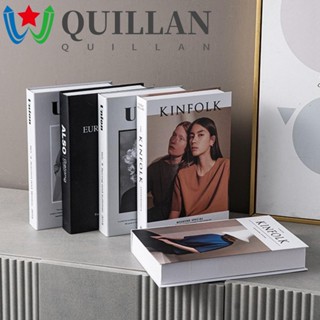 Quillan หนังสือจําลอง โต๊ะกาแฟ โรงแรม แฟชั่น หนังสือปลอม ตกแต่ง โมเดลโมเดิร์น