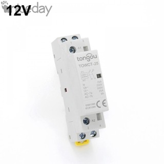 คอนแทคเตอร์แรงดันไฟฟ้า 25A DC 2NO DIN Rail DC สําหรับบ้าน