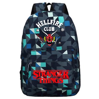 กระเป๋าเป้สะพายหลัง ลายการ์ตูน Stranger Things Mochila น่ารัก สําหรับเด็กนักเรียนผู้ชาย และเด็กผู้หญิง