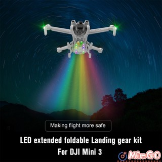 Go ขาตั้งกล้องส่องสว่าง แบบพับได้ พร้อมไฟ Led สําหรับโดรน Dji Mini 3