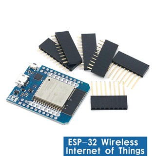 [พร้อมส่ง] D1 Mini ESP32 บอร์ดไมโคร USB ไร้สาย บลูทูธ 2.4GHz ESP-32 คุณภาพสูง