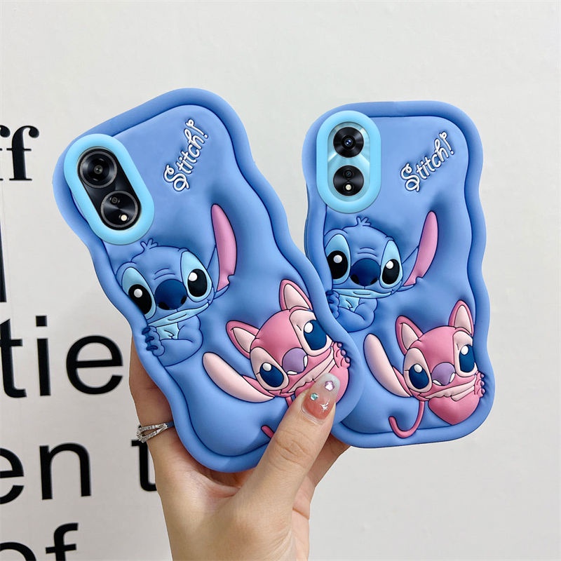 3D กันกระแทก สําหรับ Vivo Y27S Y27 4G Y36 Y76 Y72 5G Y33S Y33T Y21S Y21 2021 Y12S Y12A Y20 Y20S Y20i เคสมือถือ Soft TPU Case เคสป้องกัน Cute Cartoon Stitch เคสกันกระแทก เคสซิลิโคน เคสป้องกันสามมิติ